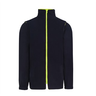 Izrasa NT-44 Oxford 5 in 1 Reflektörlü Parka (Sarı/Lacivert)