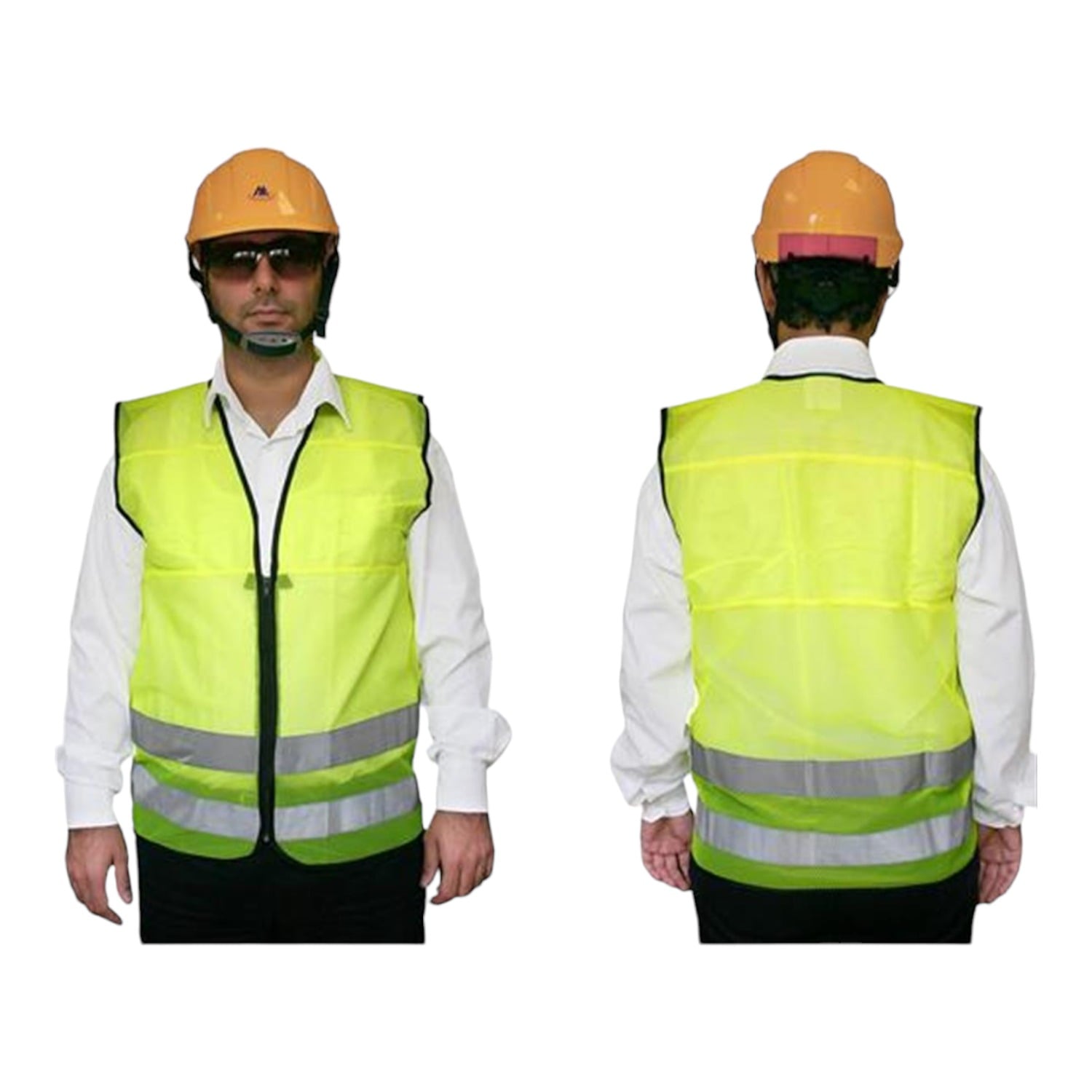 Kalant 2 Şeritli Fileli İkaz Yeleği (Sarı)