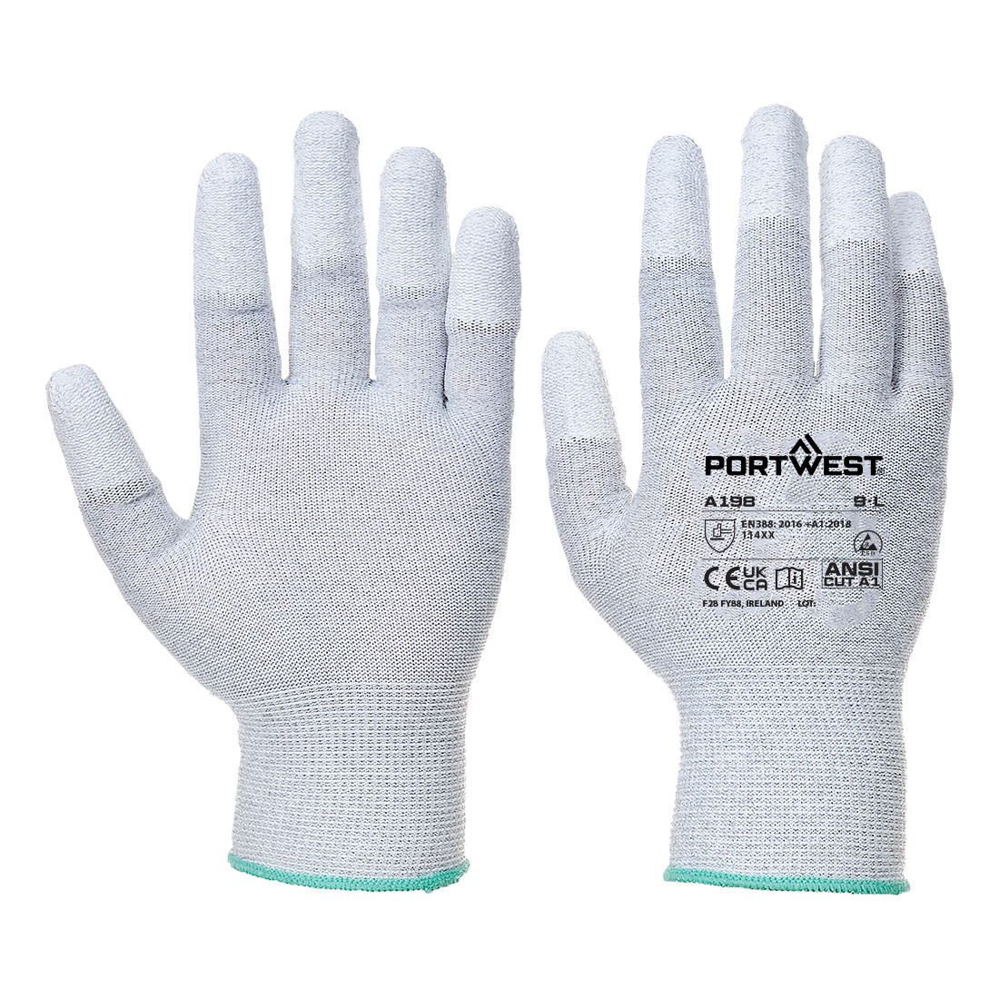 Portwest A198 PU Kaplı Antistatik İş Eldiveni