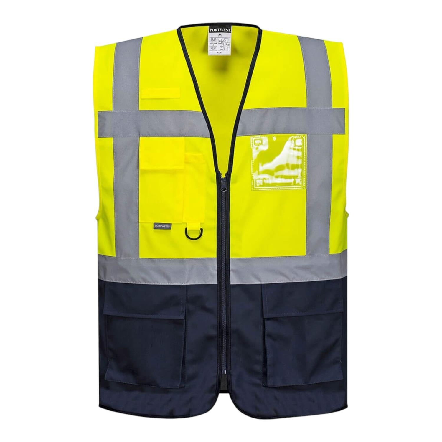 Portwest C 476 Mühendis Yeleği (Sarı/Lacivert)