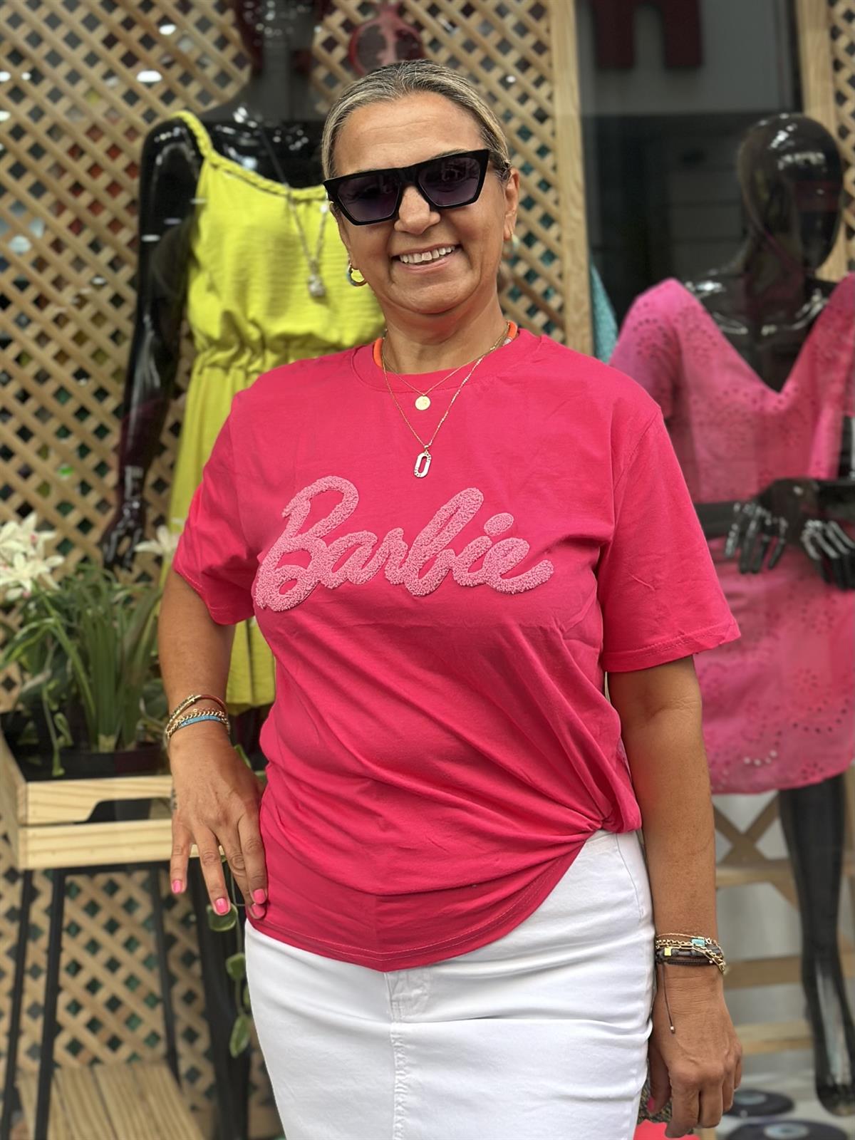Barbie Tshirt Fuşya