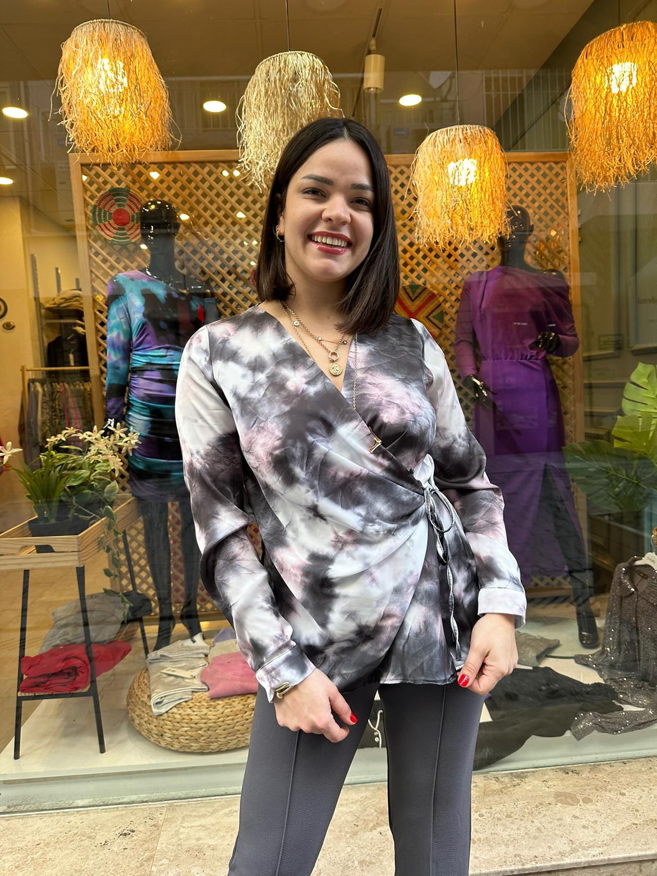 Grili Batik Desen Gömlek