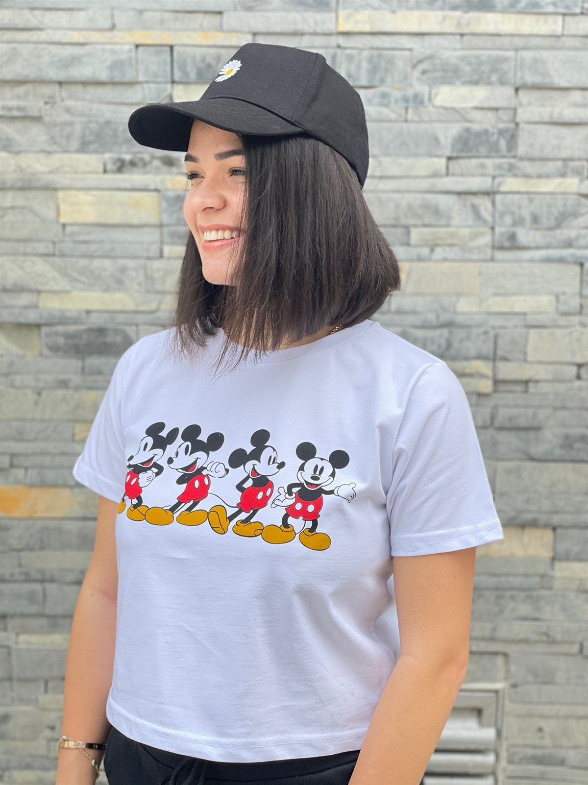 Mickey Crop T-shirt