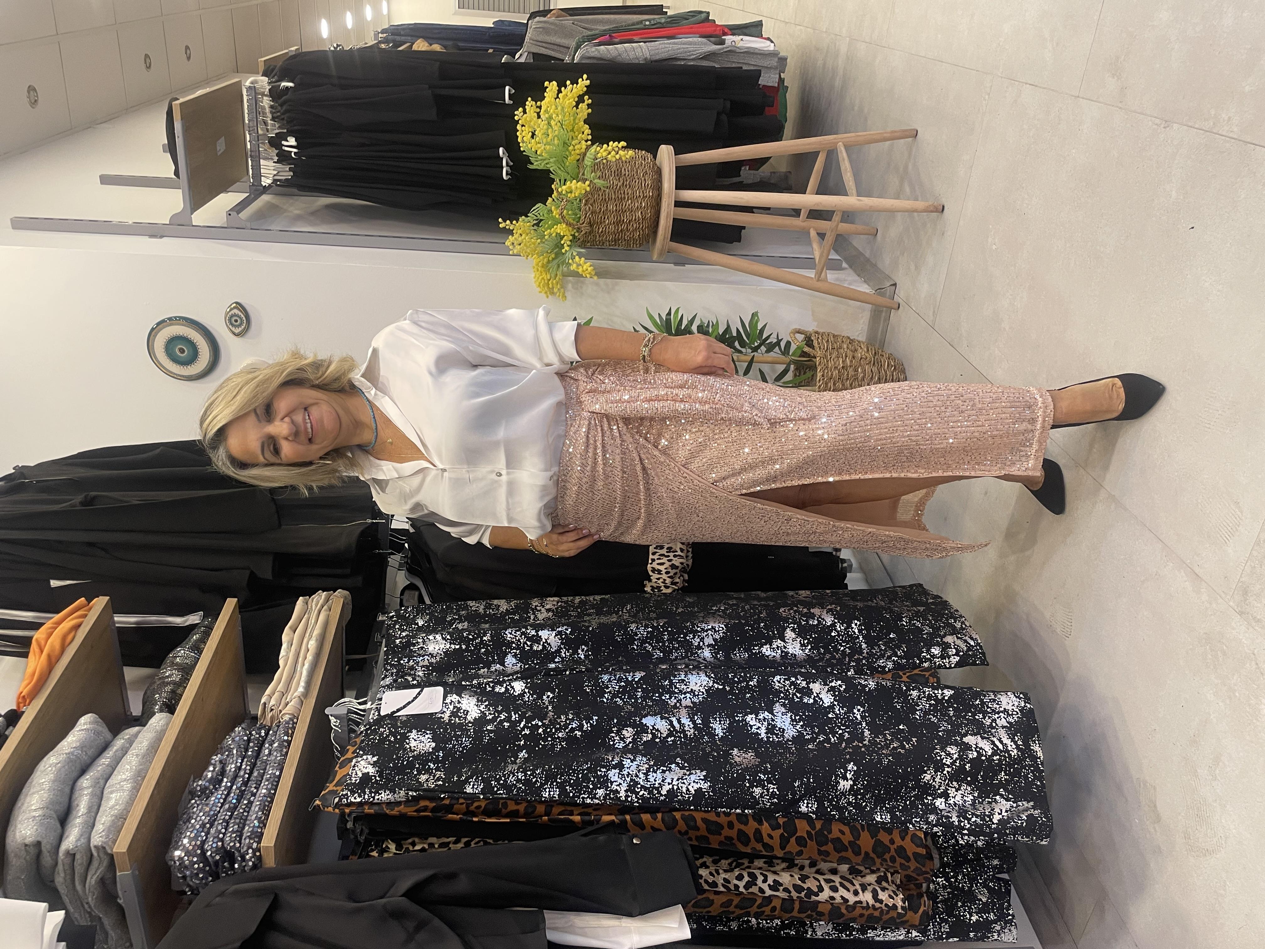 Zara Model Pudra Payetli Etek