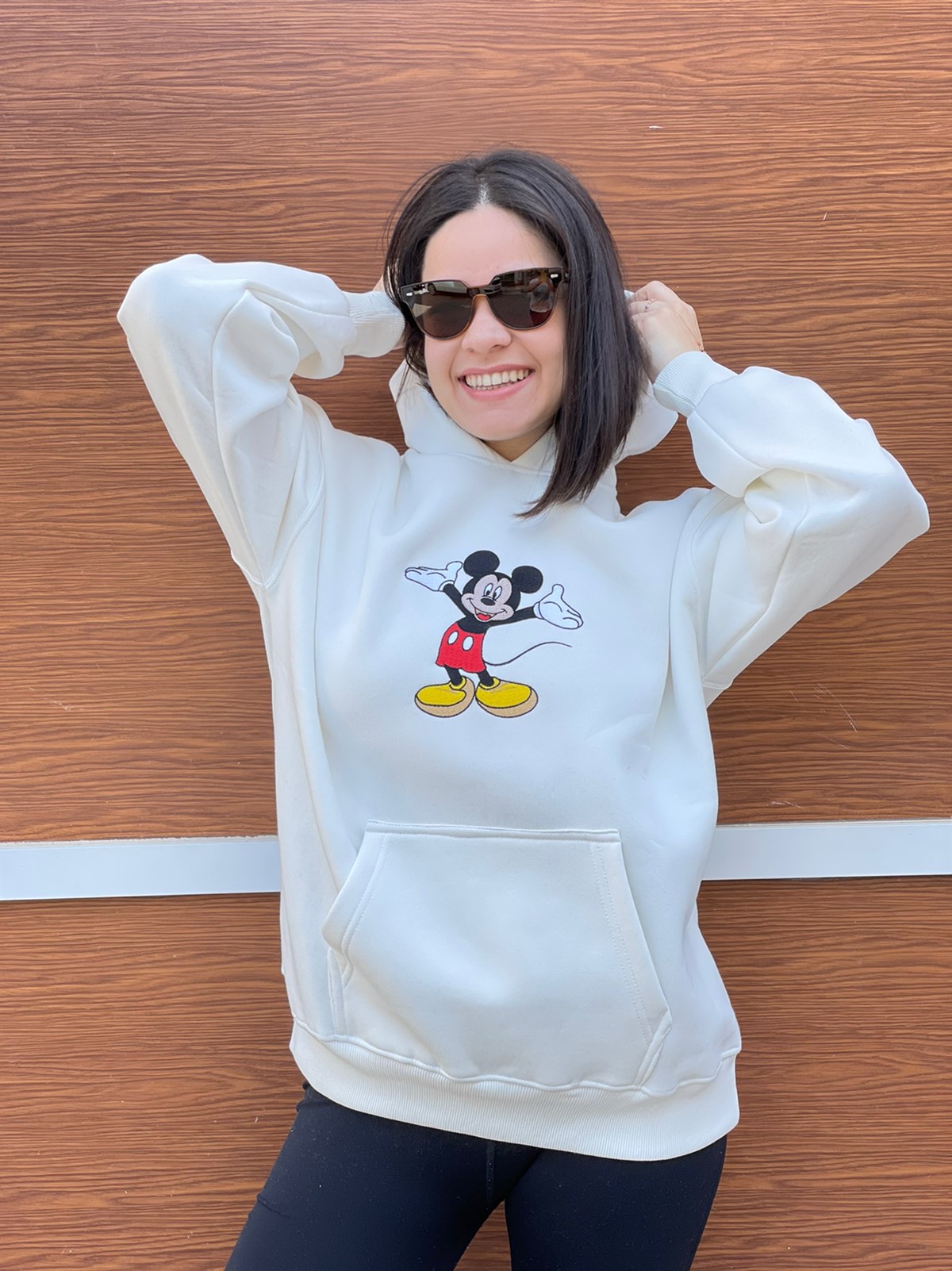 Oversize Mickey Mouse Hoodie