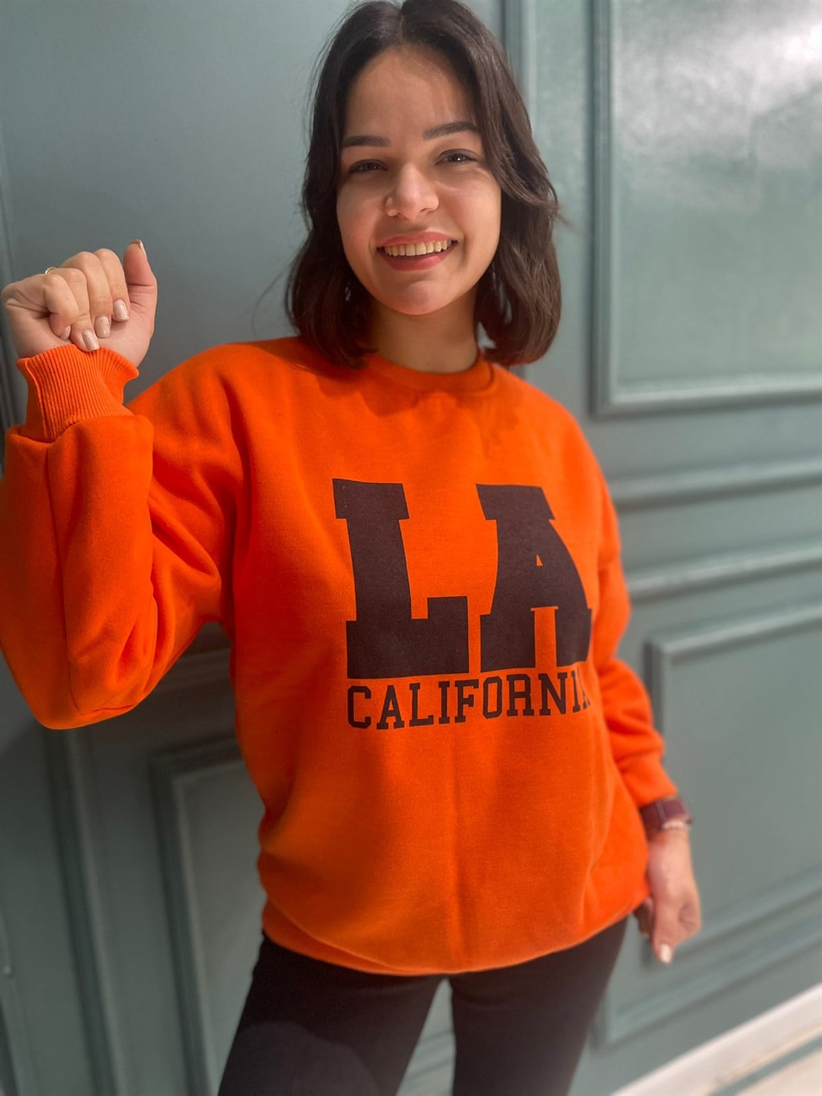 Turuncu LA Sweatshirt