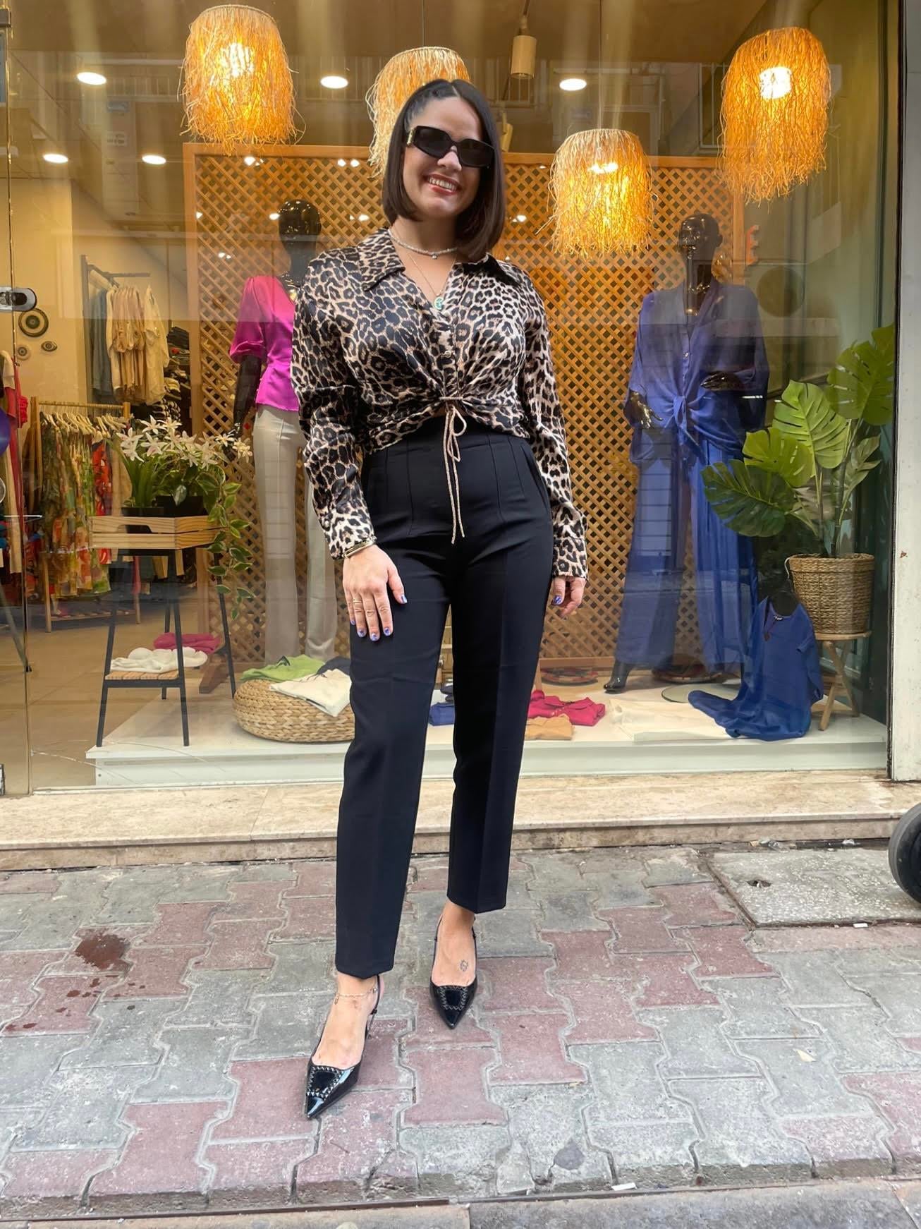 Zara Kesim Siyah Pantolon