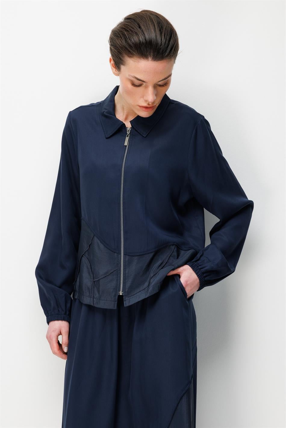 %100 Doğal LyoCEL Dökümlü Soft Hissiyat Aller Elişi Nakışi şleme Etek ve Maxi Ceket Kombin Takım-Laci