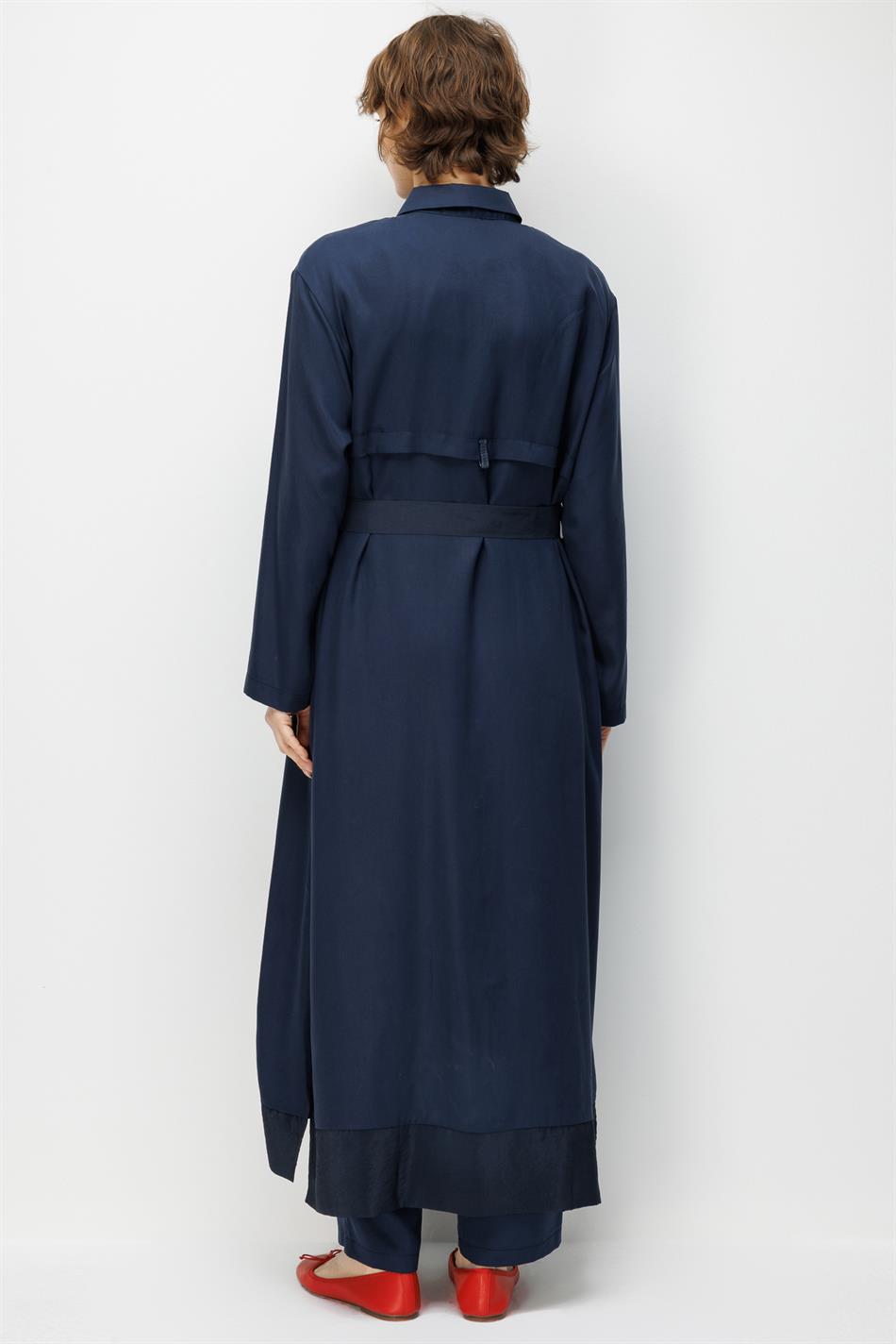 %100 Doğal LyoCELL Maxi Dökümlü Soft Kumaş Aller Rüzgarlık Renk Garni Spor Kap Ferace-Laci