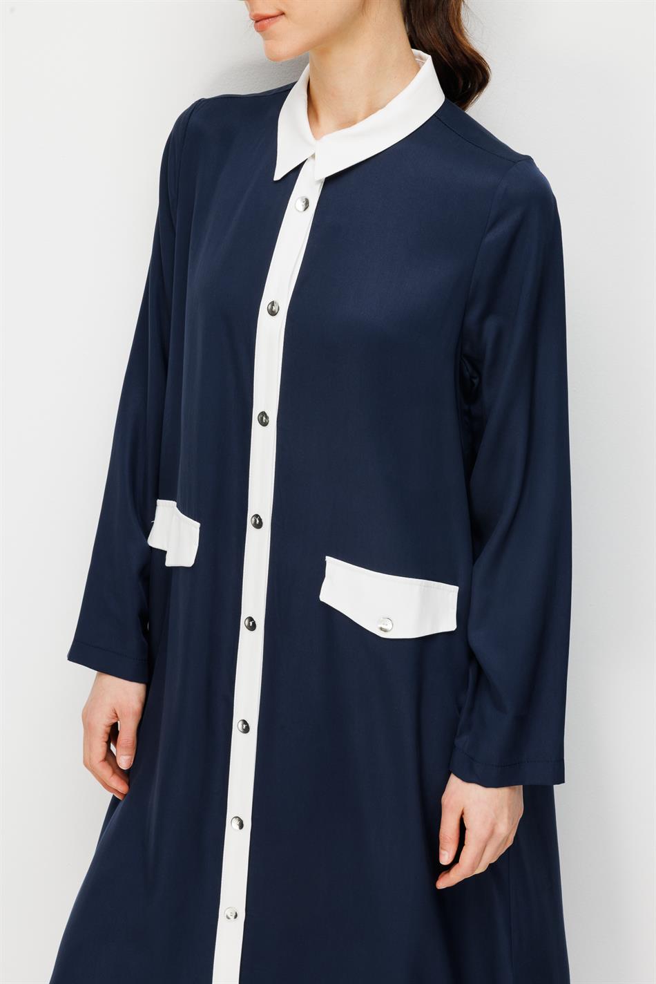 %100 Doğal LyoCELL Maxi Dökümlü Soft Kumaş Summer Garnili Maxi Elbise Ferace-Laci