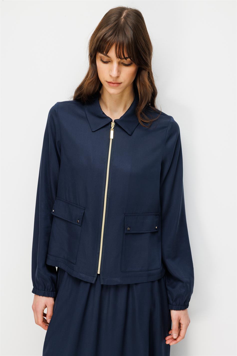 %100 Doğal LyoCELL Maxi Dökümlü Soft Kumaş Özel Ceket ve Etek Kombinli TAKIM-Laci