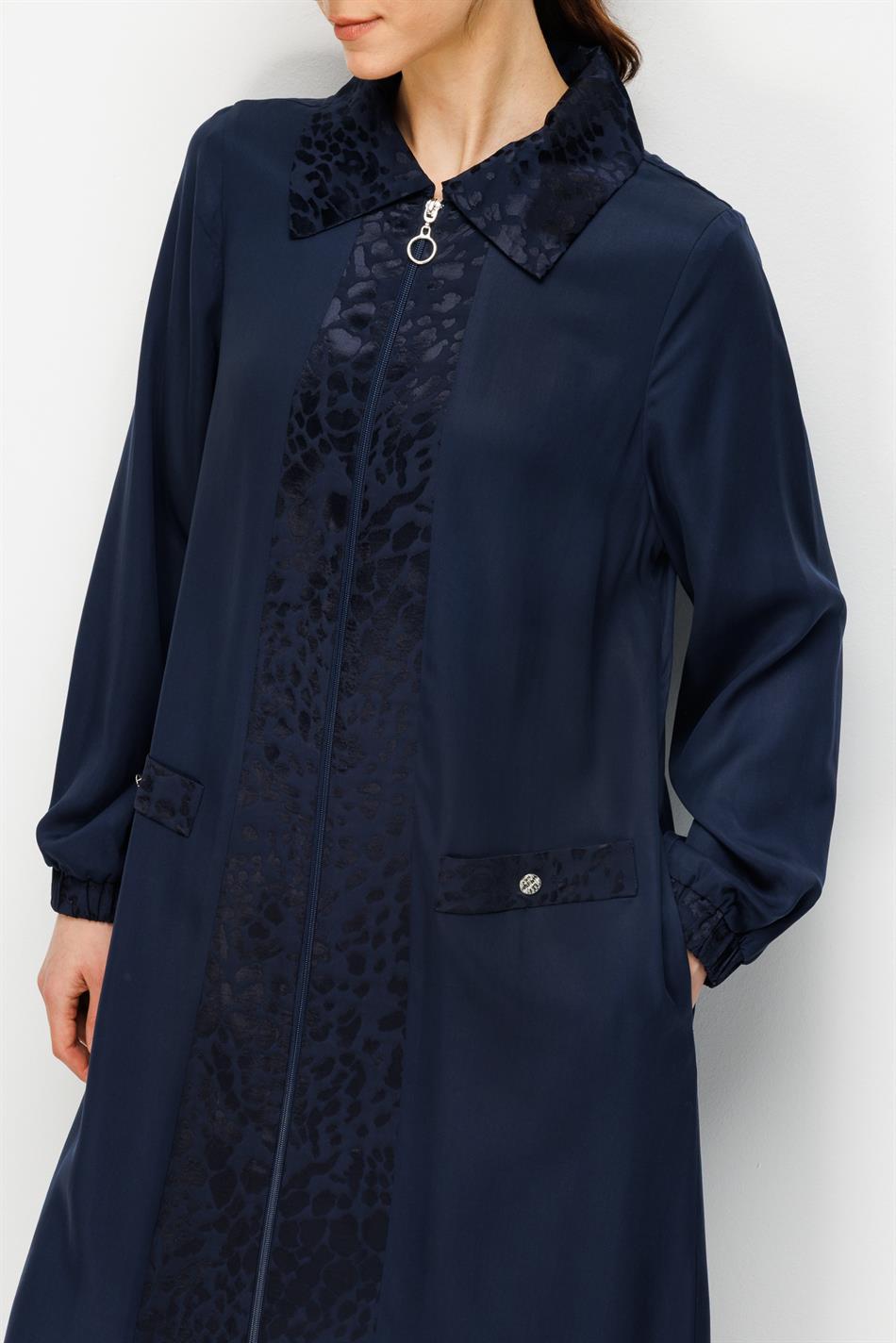 %100 Doğal LyoCELL Maxi Dökümlü Soft Kumaş ve Desen Geçişli Ferace-Laci