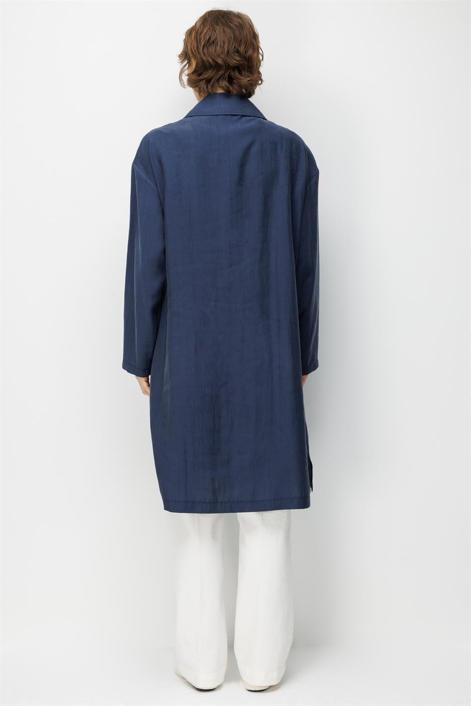 %80 Doğal LyoCELL Dökümlü Soft Hissiyatlı Omuz Fermuar Detaylı Maxi Kap Ferace-Laci