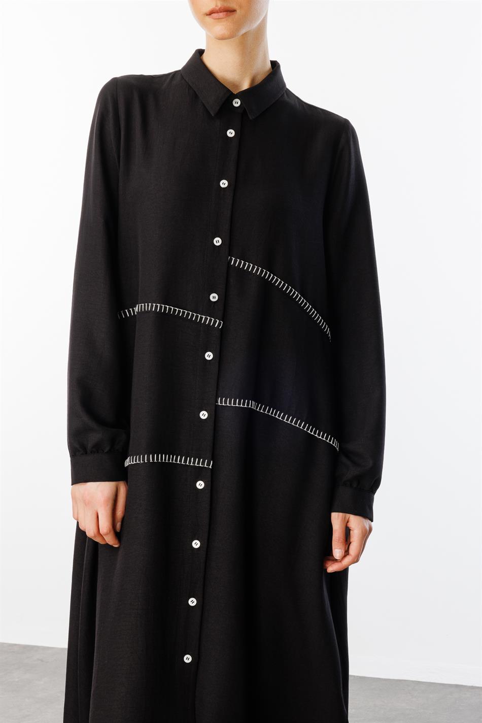 Detaillierte Nähte Stoff Bequem Chooban Ipekce Ferace Cap-Black