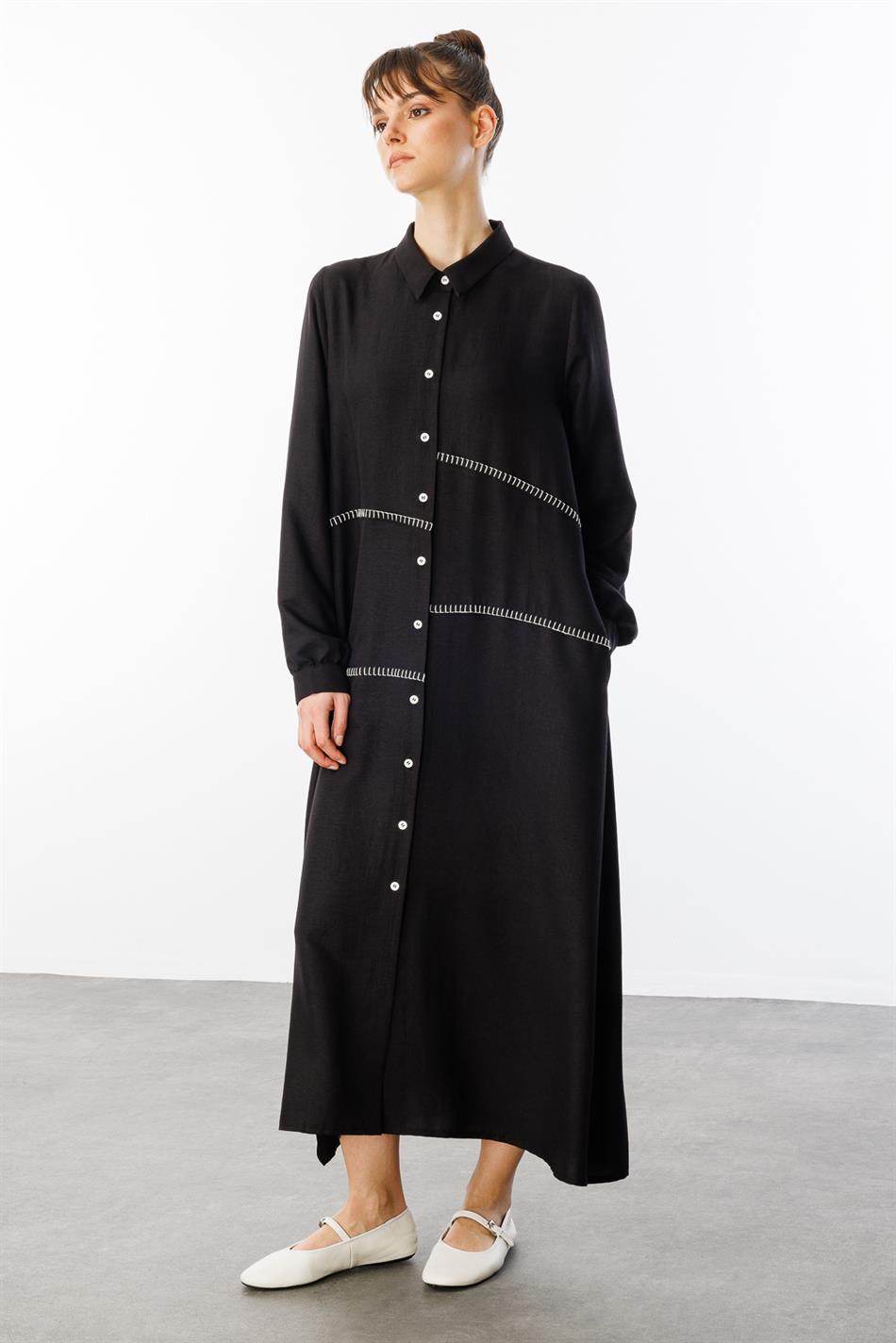 Detaillierte Nähte Stoff Bequem Chooban Ipekce Ferace Cap-Black