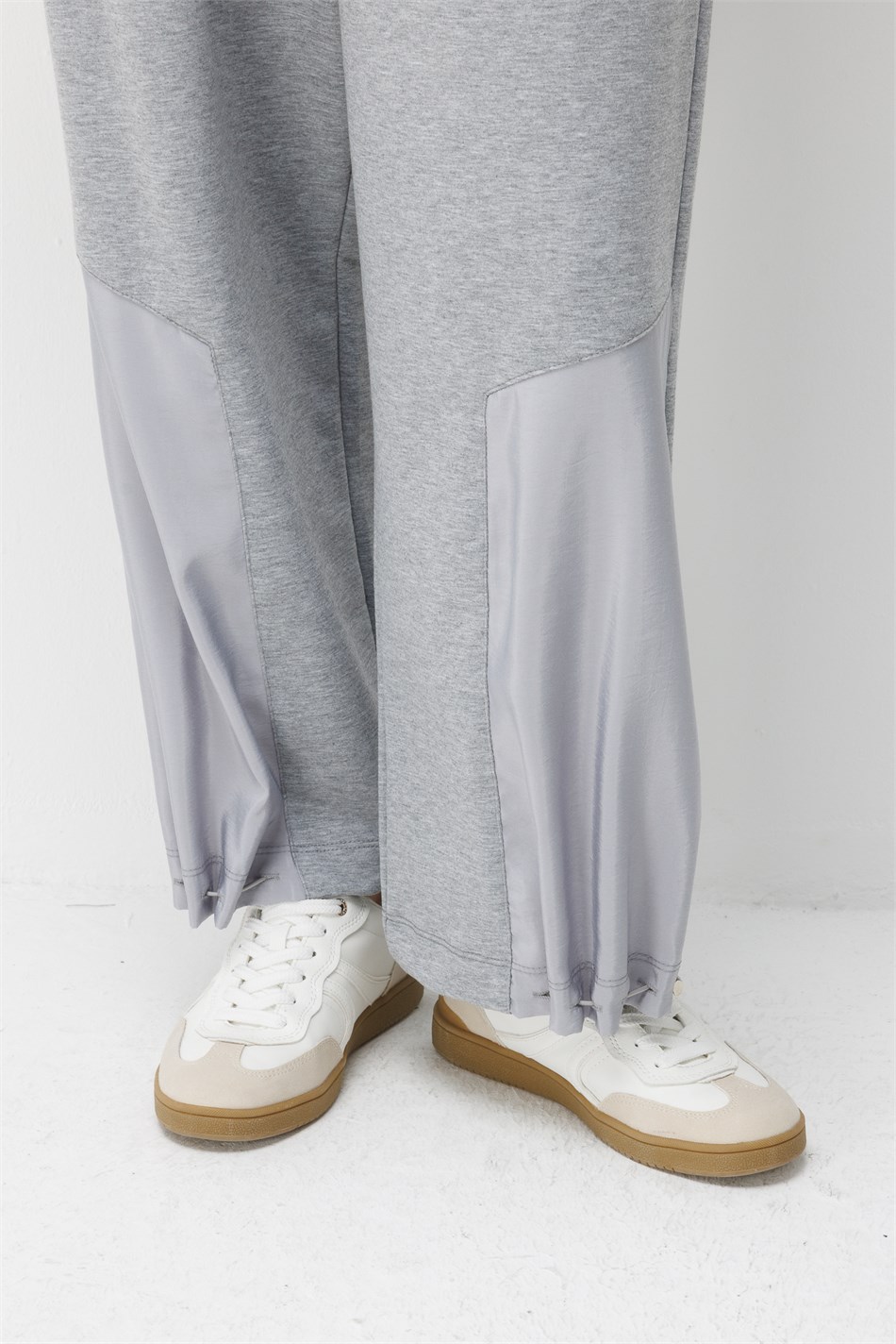 Duo Panel Detaylı Spor Pantolon-MELANJ