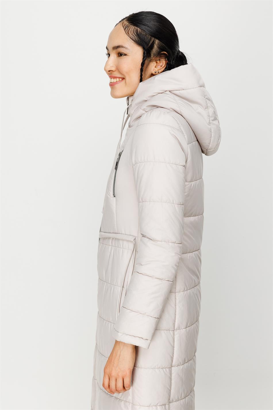 Gewatteerd sportjasje voor iedereen - Zilver