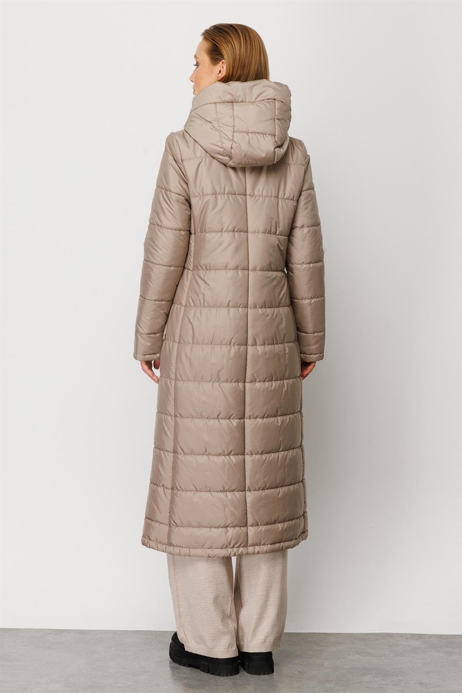 Everywide Steppmantel Sportjacke - Stein