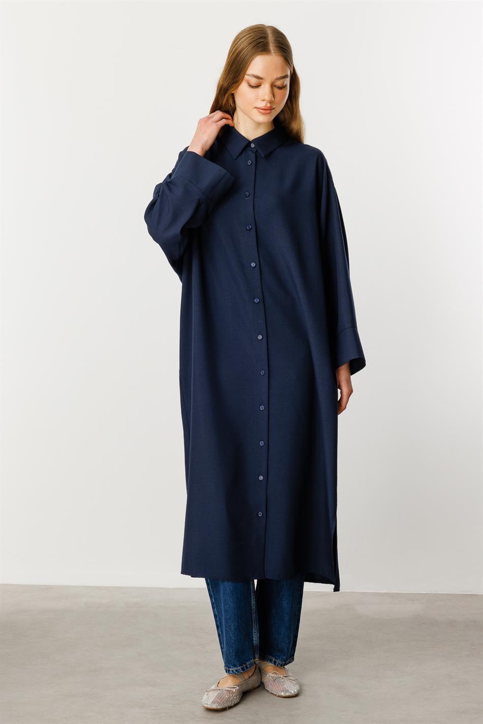 Forall Silk Fabric Comfortable and Lightweight Timeless Sport Coat - Navy
