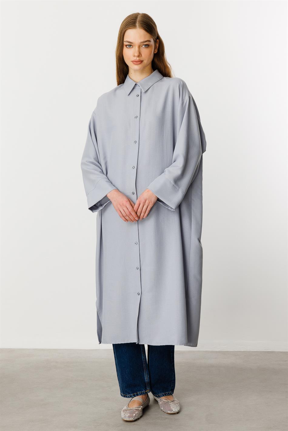 Forall Silk Fabric Comfortable and Lightweight Timeless Sport Jacket - Grey