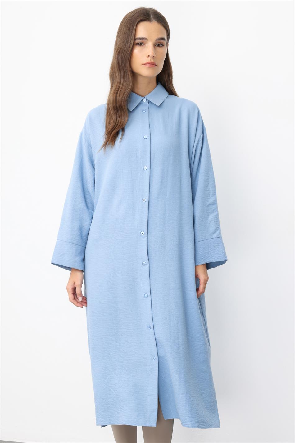 Forall zijden sportjas, comfortabel en lichtgewicht, tijdloos model - blauw