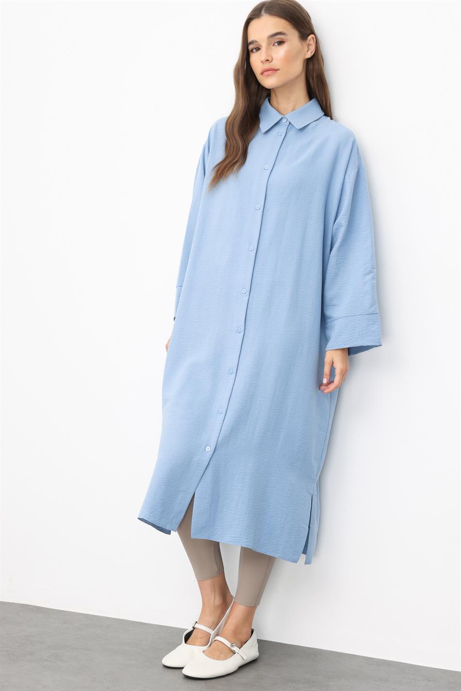 Forall zijden sportjas, comfortabel en lichtgewicht, tijdloos model - blauw