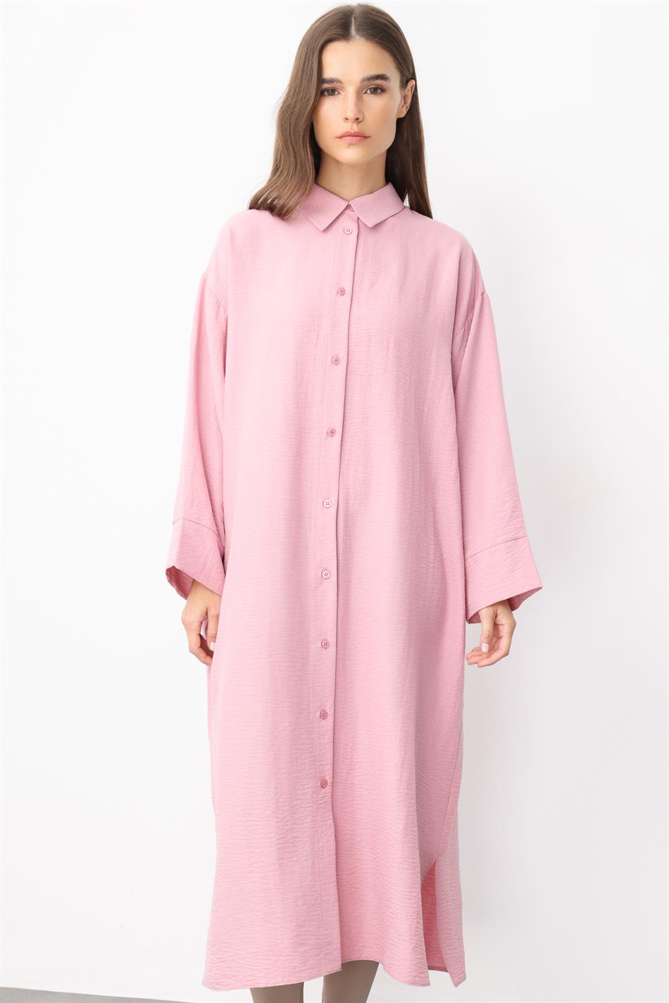 Forall zijden sportjas, comfortabel en lichtgewicht, tijdloos model - Poederroze