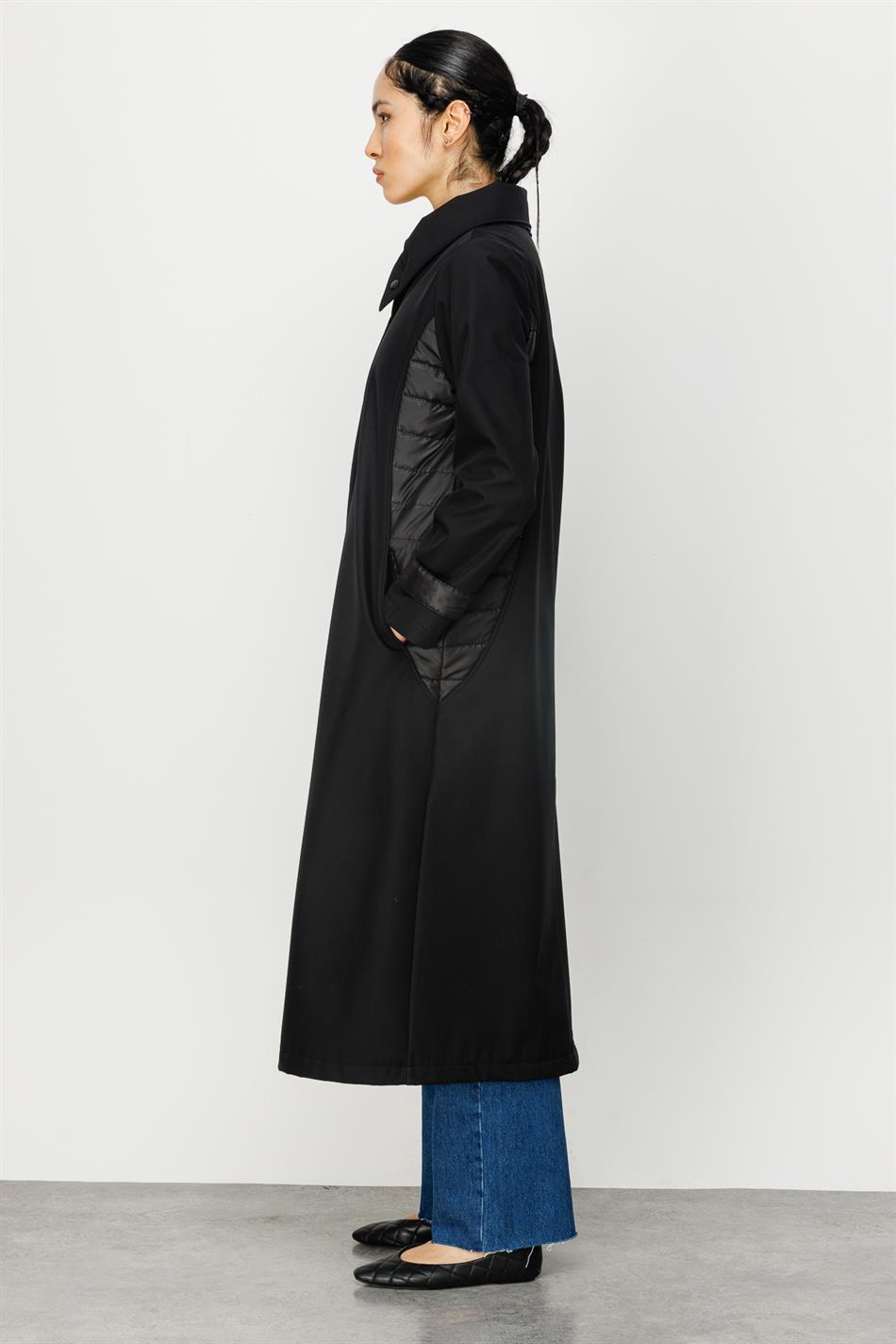 Comfort Sport Jas Met Fleece Gevoerde Stof Aan De Binnenkant Garnil Topper-Zwart