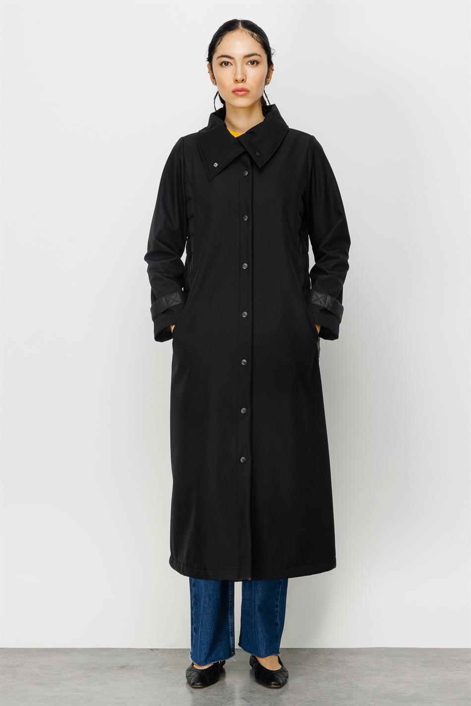 Comfort Sport Jas Met Fleece Gevoerde Stof Aan De Binnenkant Garnil Topper-Zwart