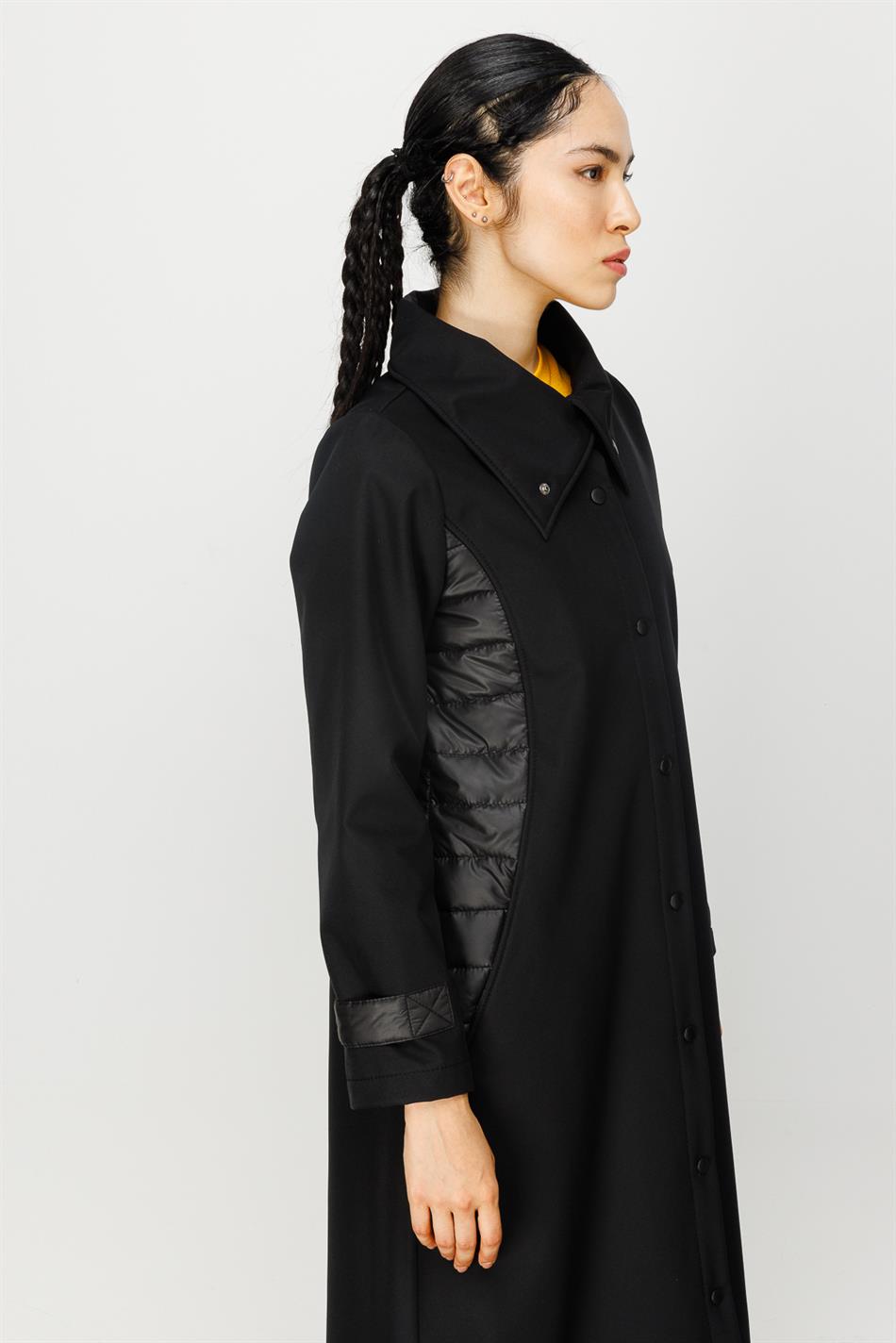 Comfort Sport Jas Met Fleece Gevoerde Stof Aan De Binnenkant Garnil Topper-Zwart