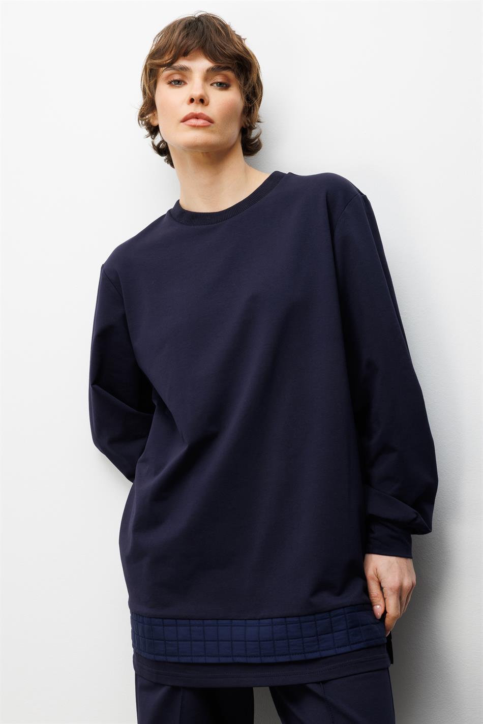 JKR Garni Detaylı Örme Pantolon Kombinli Takım-Laci