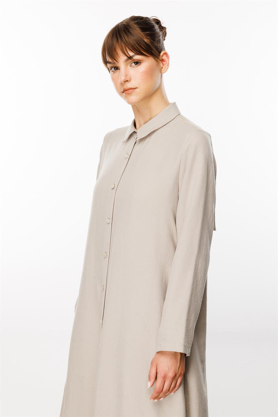 NOUVO İpekçe Doku Kap / Elbise-Taş