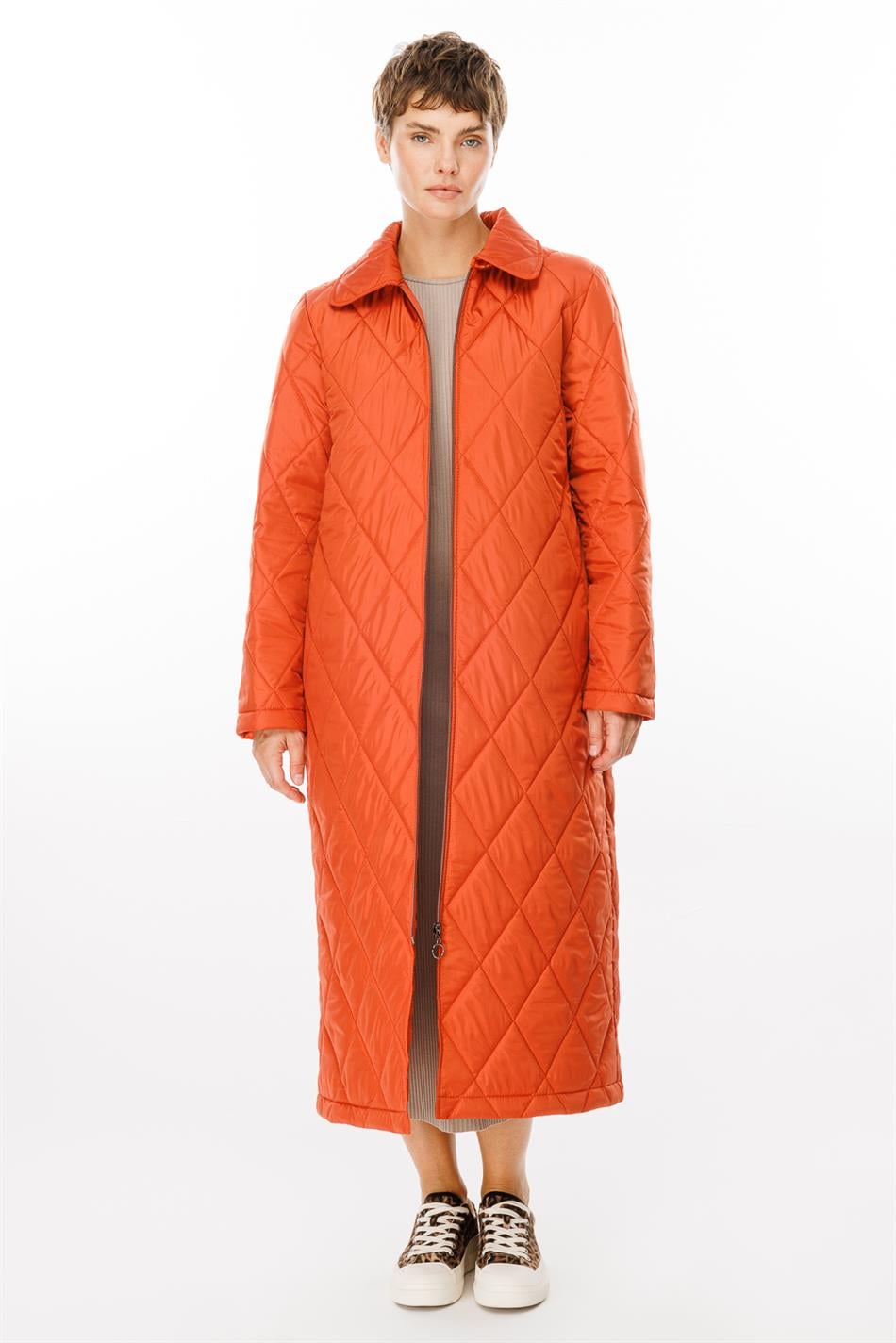 Paris Lichtgewicht, met vezels geïsoleerde lente trenchcoat - TILE