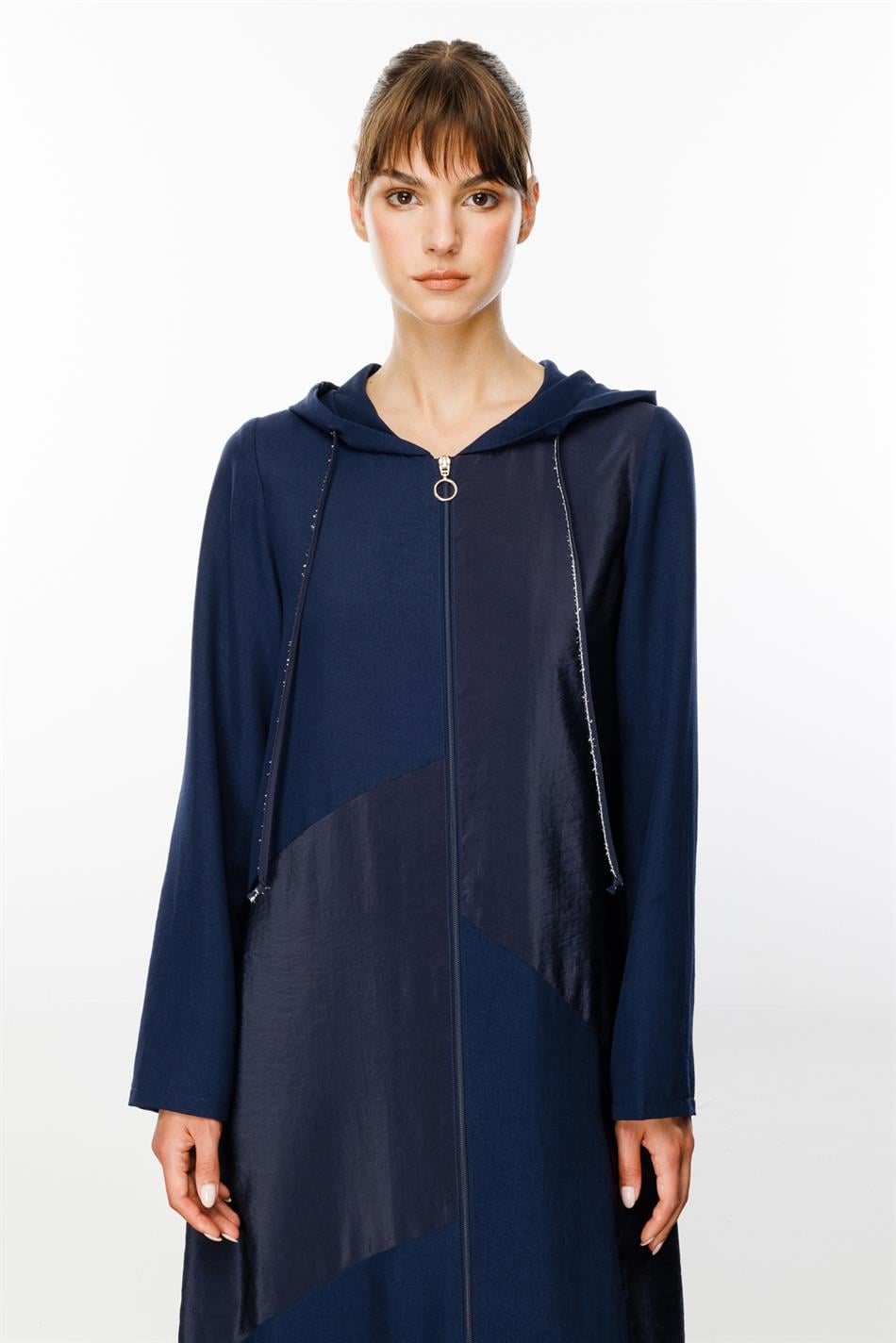 PERCHE İnce İpekçe Dokulu Hafif  Kap Ferace-Laci