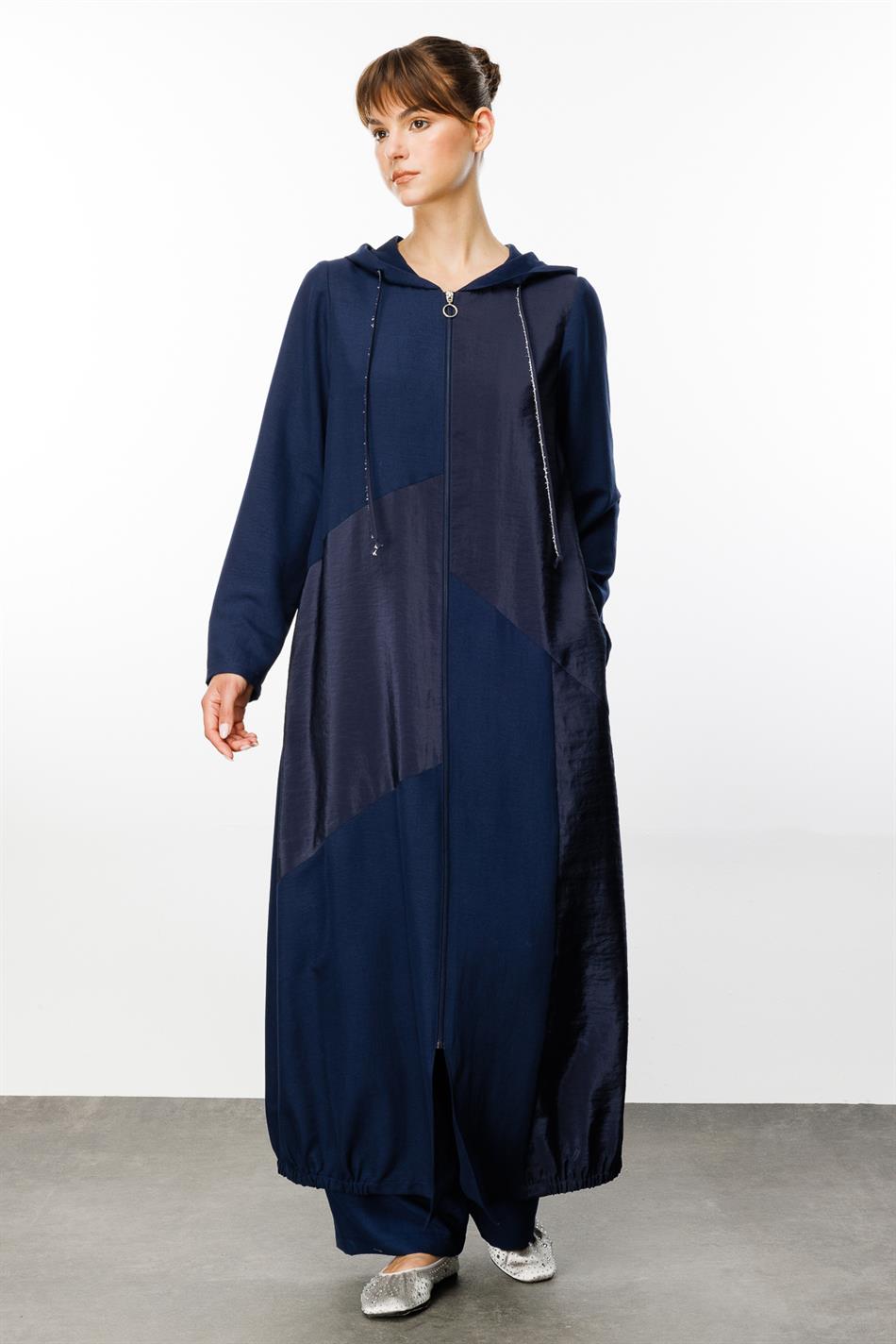 PERCHE İnce İpekçe Dokulu Hafif  Kap Ferace-Laci