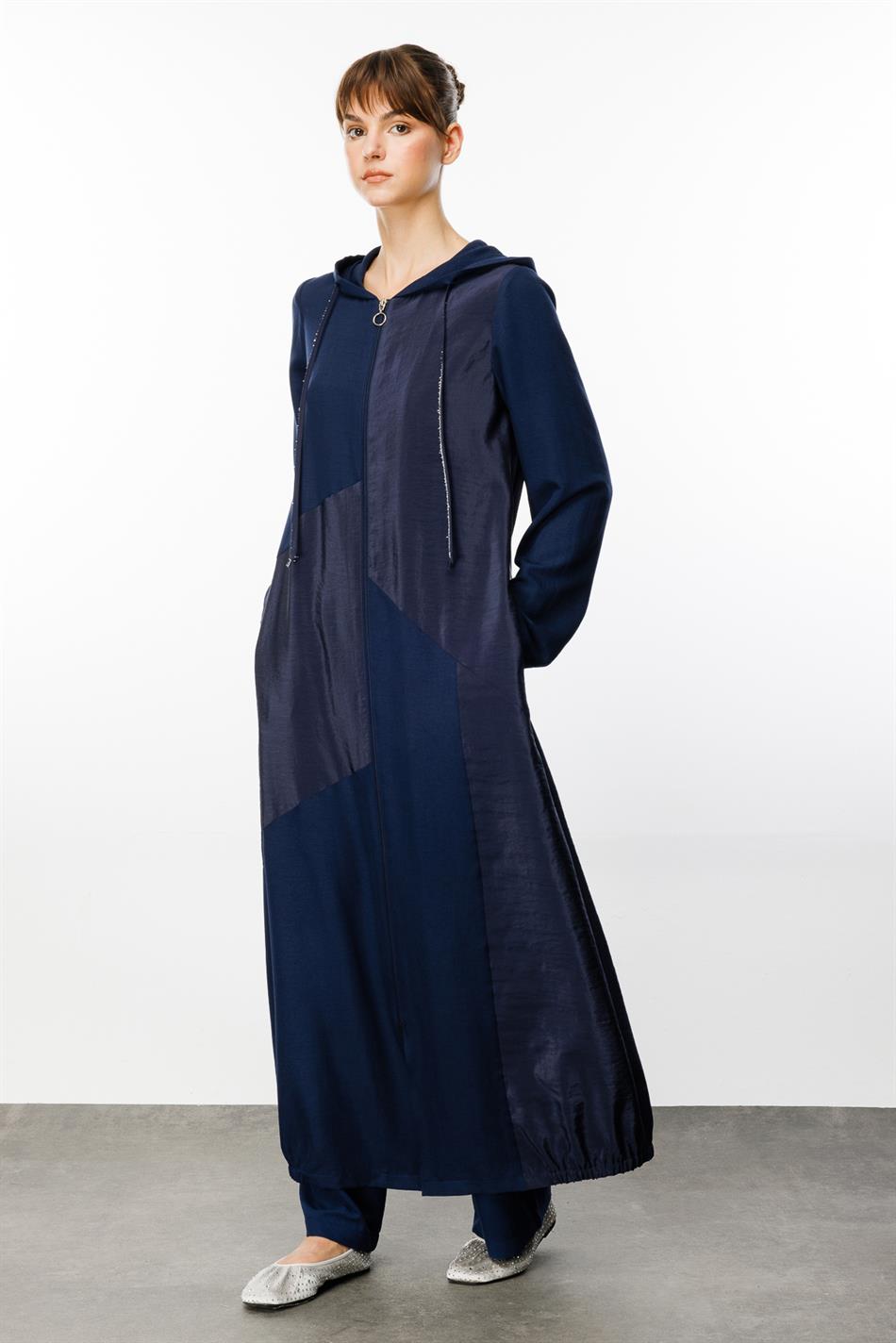 PERCHE İnce İpekçe Dokulu Hafif  Kap Ferace-Laci