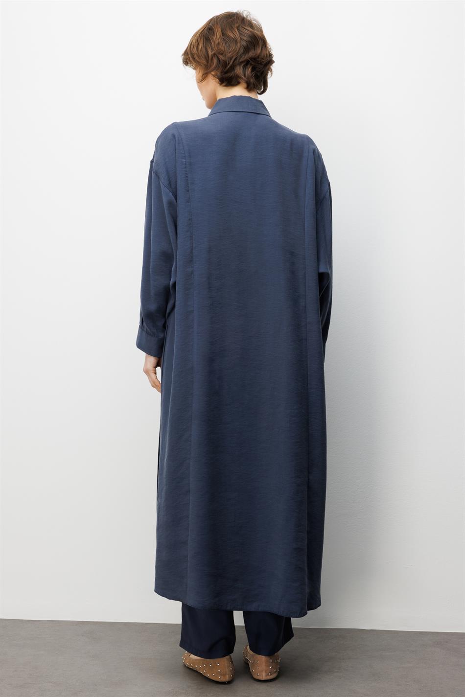 Soft Modal (elbise) Tunik ve Pantolon Kombin Takım-Laci