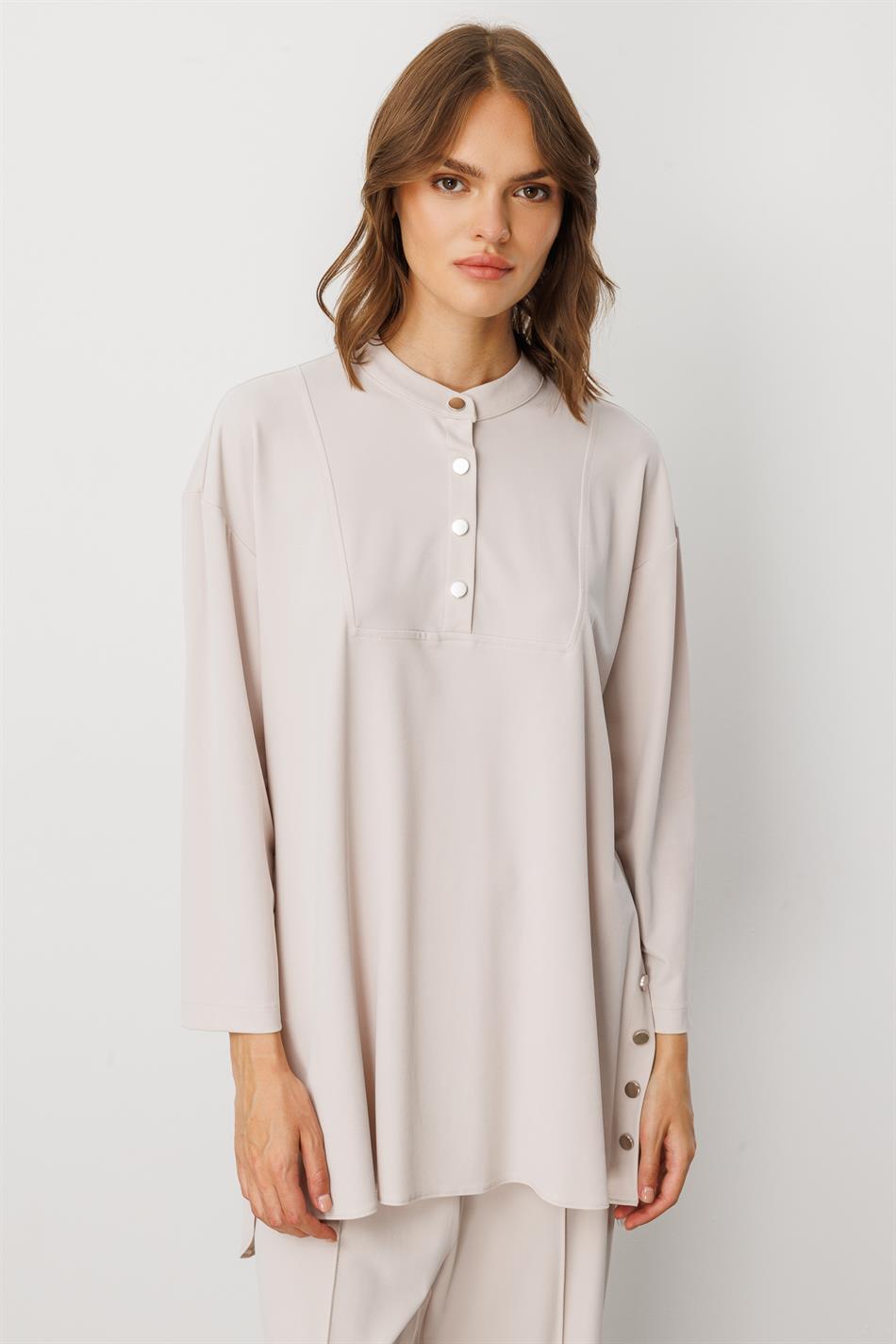 Einfaches und besonderes Hosen-Set mit weichem Strickmaterial (55 % natürliche Mikrozellstruktur).