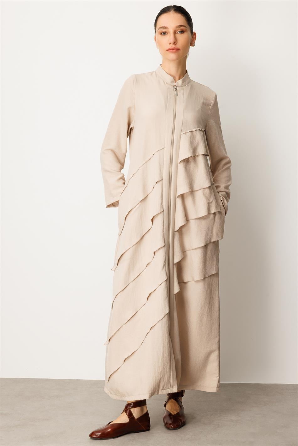 Volan İpekçe Kap Ferace-Taş