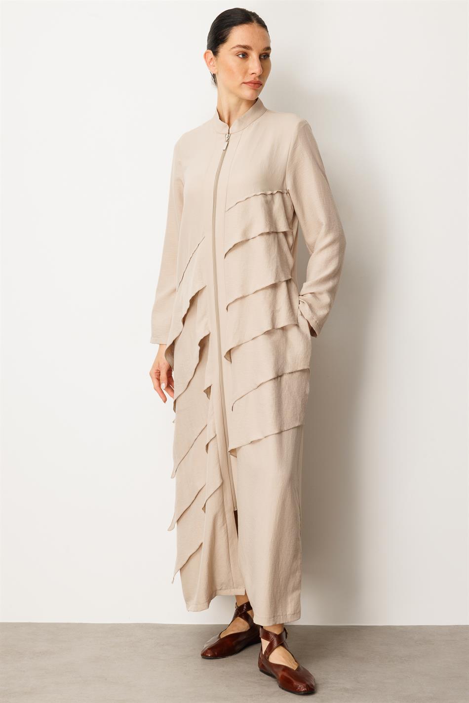 Volan İpekçe Kap Ferace-Taş