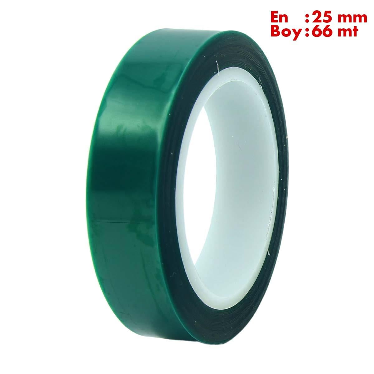 Boss TapeÇift Taraflı BantlarIsıya Dayanıklı Polyester Maskeleme Bandı En:25mm Boy:66mt