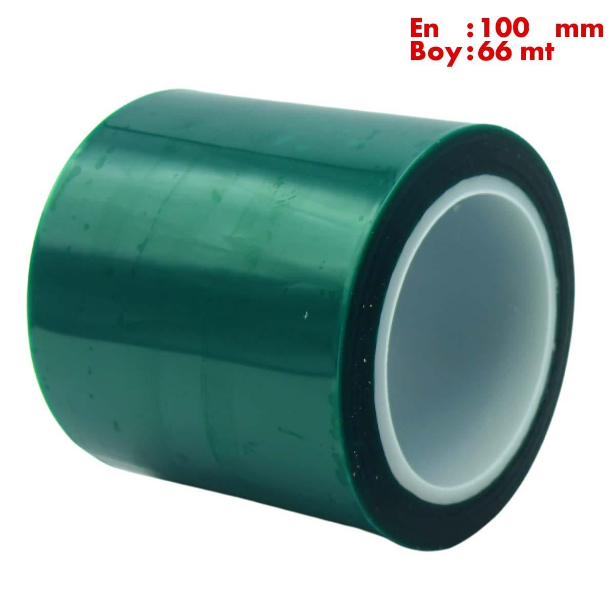 Boss TapeÇift Taraflı BantlarIsıya Dayanıklı Polyester Maskeleme Bandı En:100mm Boy:66mt