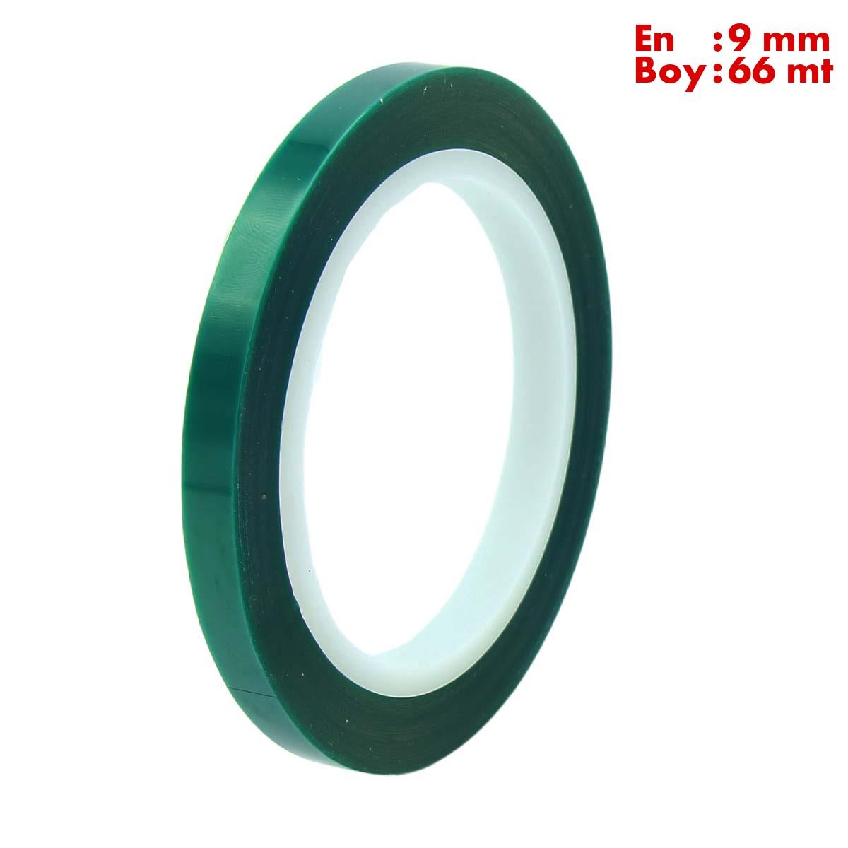 Boss TapeÇift Taraflı BantlarIsıya Dayanıklı Polyester Maskeleme Bandı En:9mm Boy:66mt