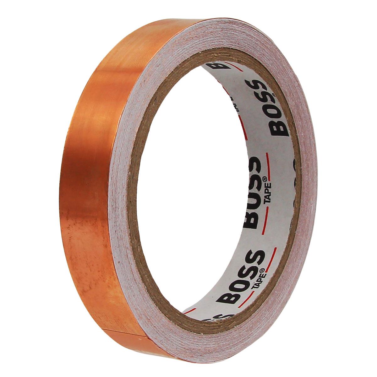 Boss TapeYapıştırıcıBantlarYapışkanlı Bakır Bant En:18mm Boy:10mt