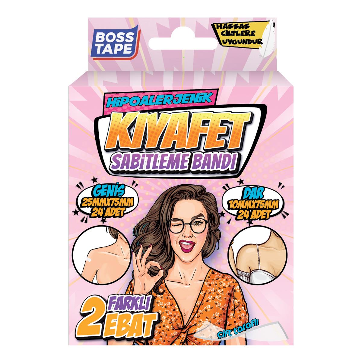 Boss Tape 2 Ebatlı Kıyafet Sabitleme Dekolte Kapama Bandı