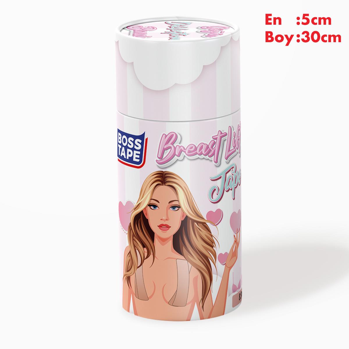 Boss TapeMeme BandıA Cup Göğüs Dikleştirme Şekillendirme Bandı Cilt Dostu 8 Adet En:5cm Boy:30cm 