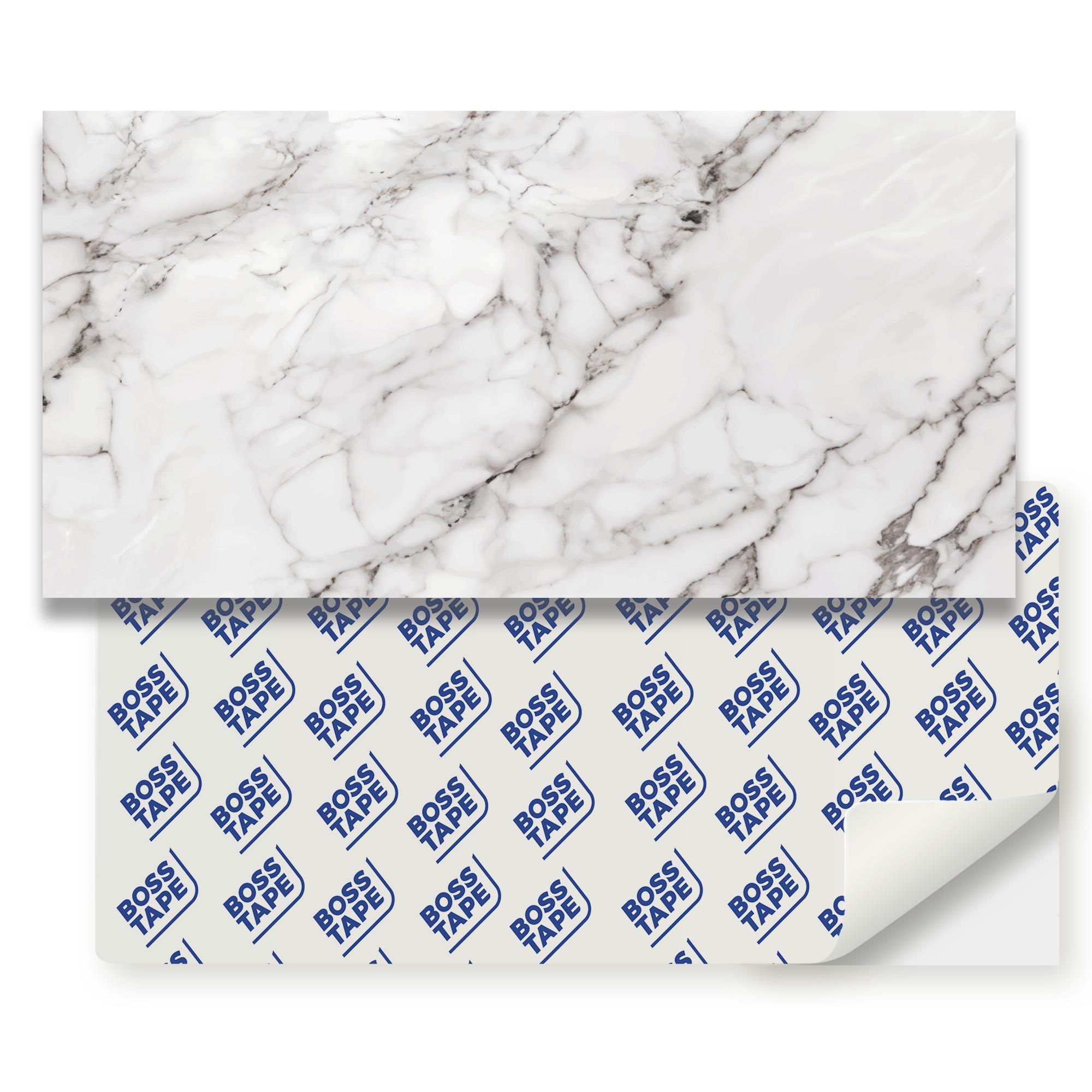 Boss TapeDöşemeBoss Kendinden Yapışkanlı Banyo Mutfak Fayans Kaplama Mermer Pvc Karo 30x60cm (0,72 m²)