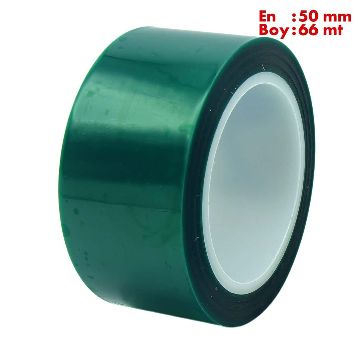 Boss TapeÇift Taraflı BantlarIsıya Dayanıklı Polyester Maskeleme Bandı En:50mm Boy:66mt