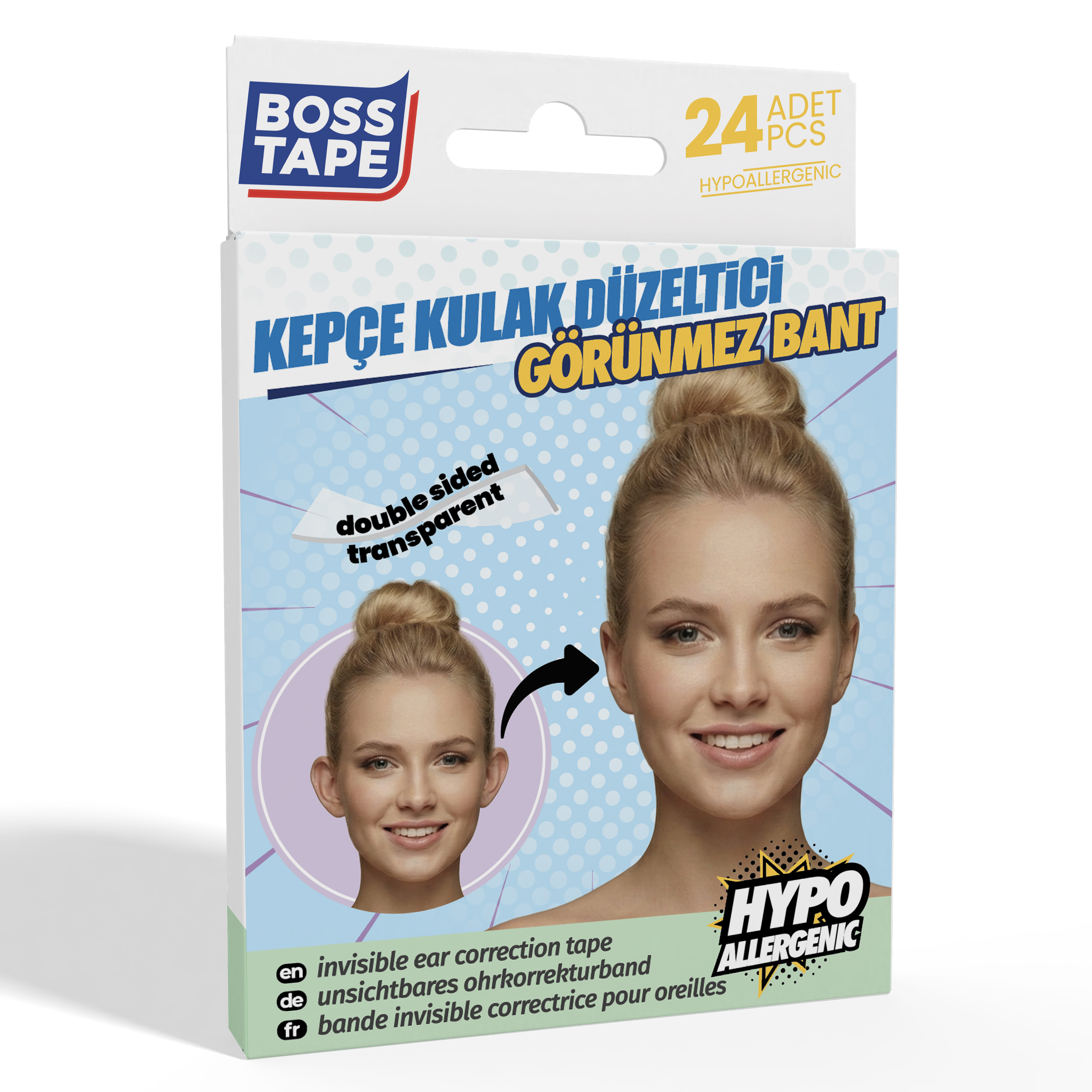 Boss TapeGenel SağlıkKepçe Kulak Düzeltici Kozmetik Bant