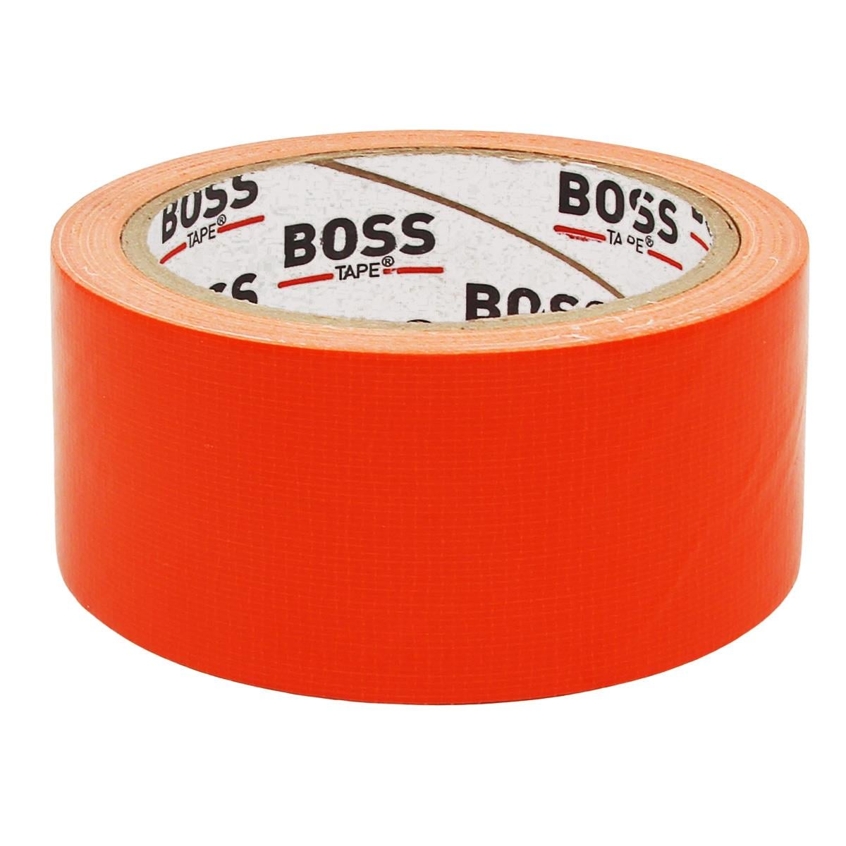 Boss TapeKoli BantlarıTuruncu Duct Tape Bez Tamir Bandı En:48 Boy:10mt